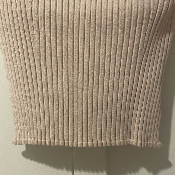 NWOT Jonathan SIMKHAI Sammy Traveling Rib Bustier Long-Sleeve T-Shirt - Picture 9 of 14